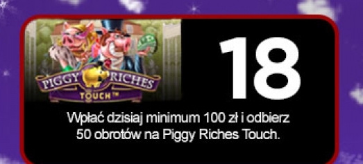 18 grudnia w royal panda mobile dniem darmowych spinow na piggy riches