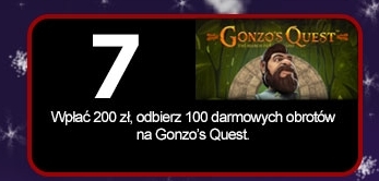 100 free spinów na Gonzo's Quest w Royal Panda 7 grudnia